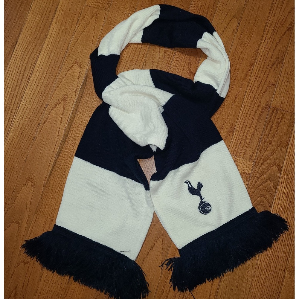 Officially Licensed Tottenham Hotspur FAN football scarf Navy White